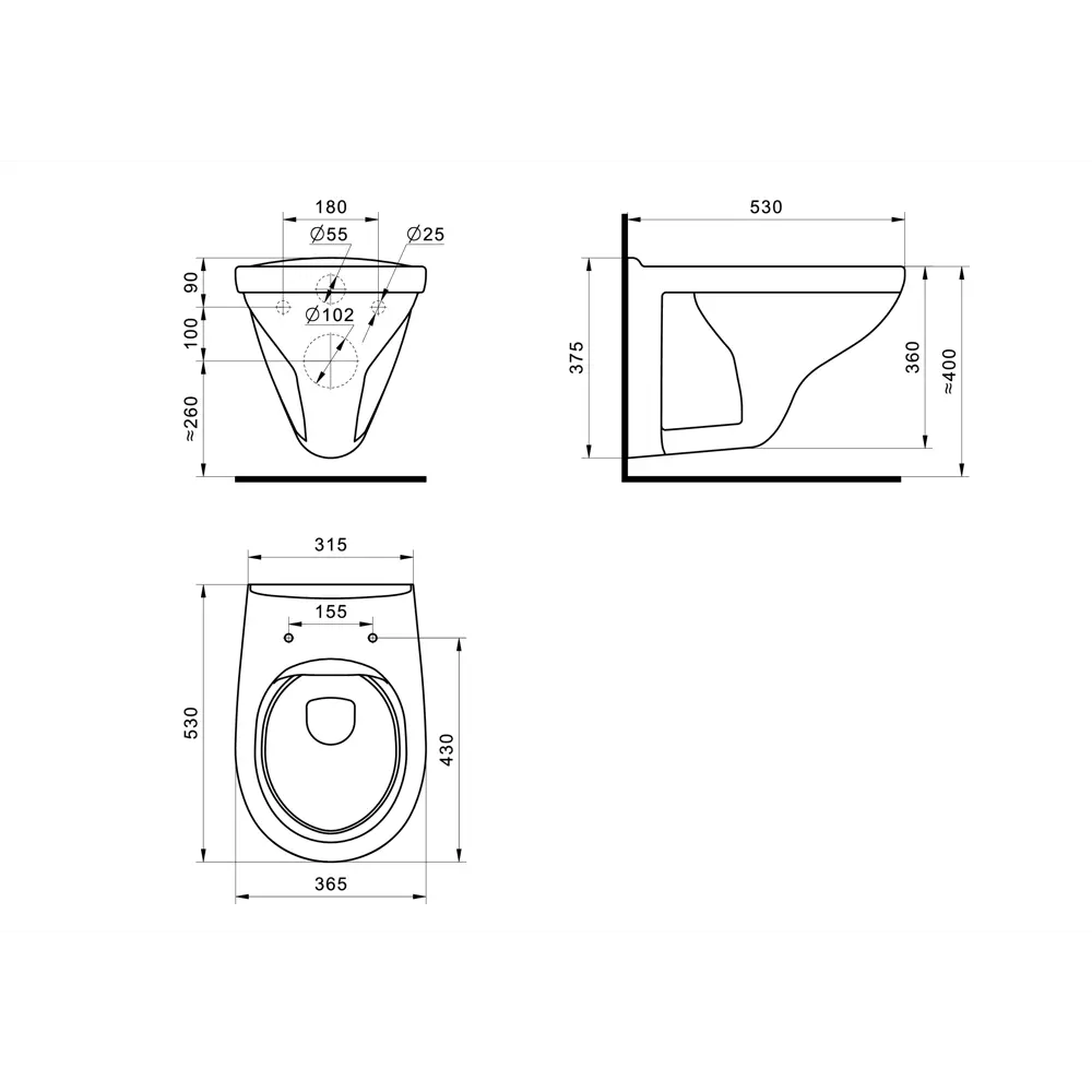 Комплект подвесного унитаза Santek Нортон с инсталляцией и микролифтом 89426694 STLM-1572079 - Вид №13