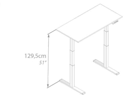 Прямоугольный стол с регулируемой высотой в меламине с электрическим движением Mobili Fiver Clara ARCH-00141252 - Вид №166