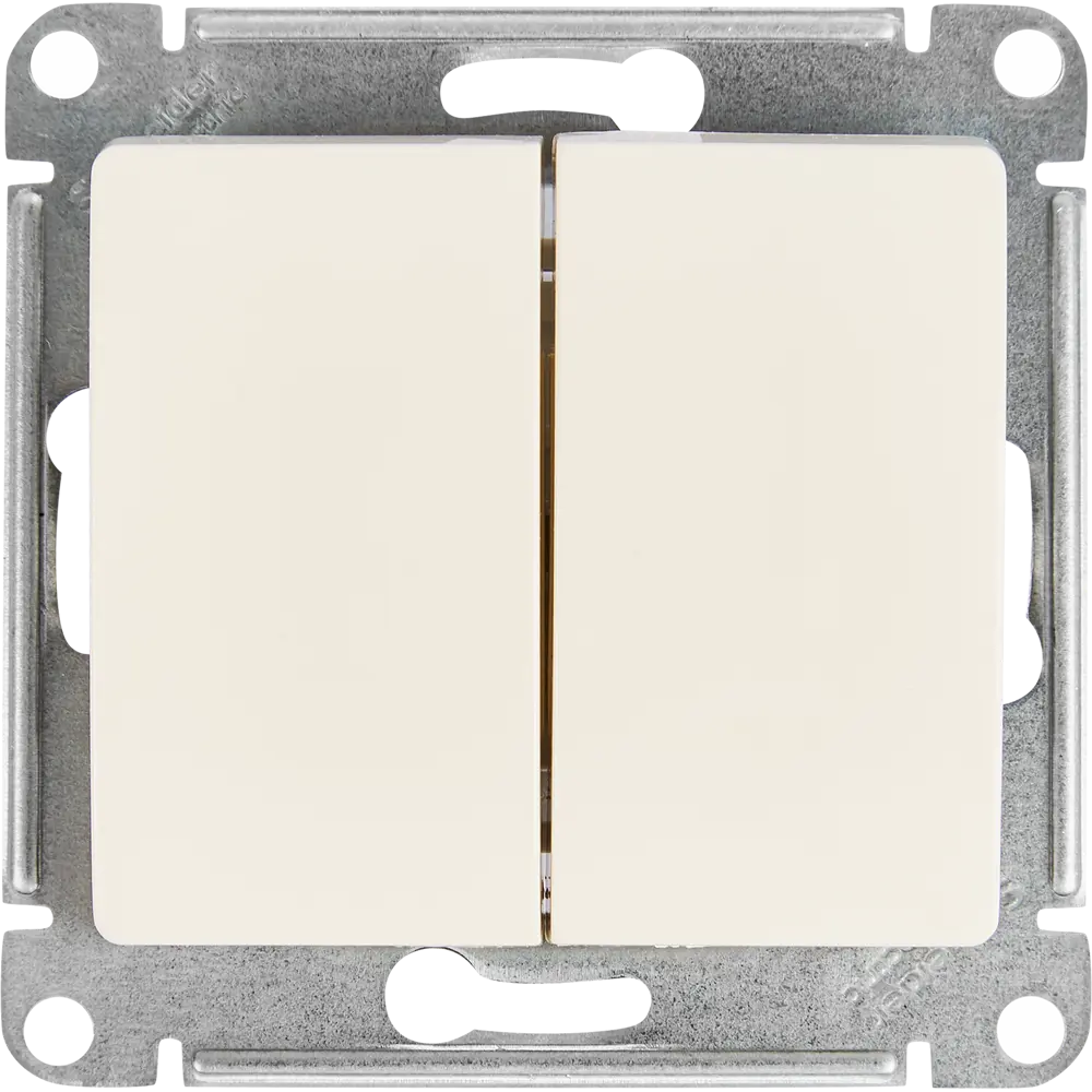 Schneider Electric Glossa - выключатель трёхпозиционный бежевый 87677581 STLM-0074816 - Вид №1