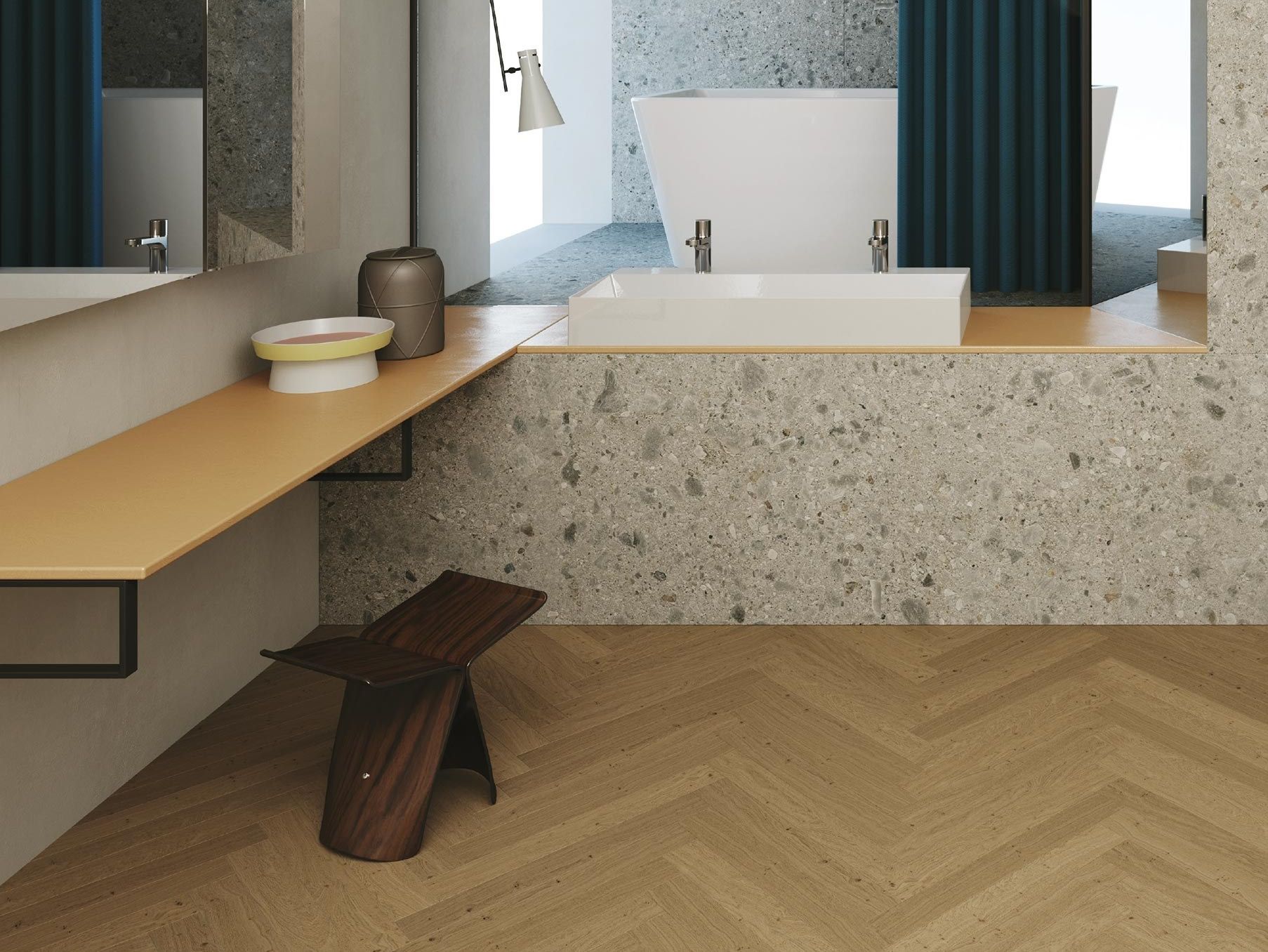 Керамическая полка для ванной комнаты Azzurra Ceramica MISURA ARCH-00100376 - Вид №12