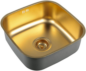 Мойка кухонная ZorG Inox SZR 4040 BRONZE из нержавеющей стали, бронза