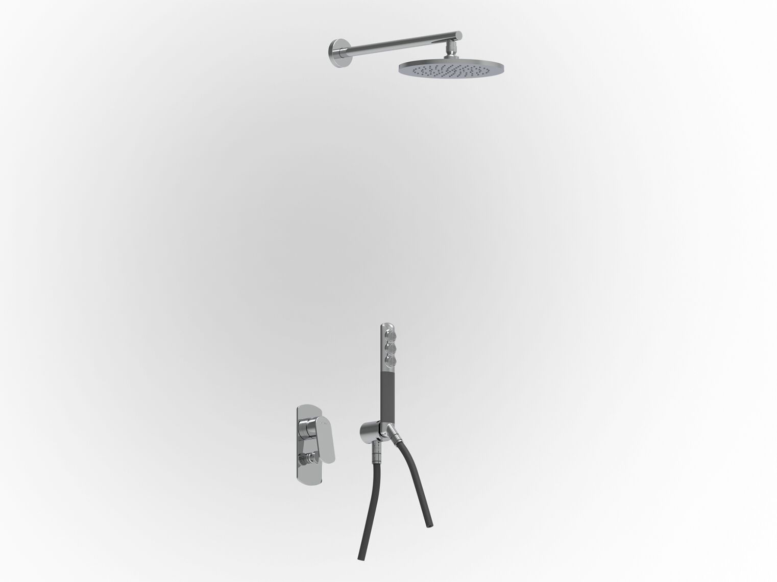 Набор для душа с 4 отверстиями Zazzeri Surf ARCH-00065090 - Вид №1