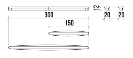 Мебельная ручка Corian® AMOSDESIGN LINIE 11 ARCH-00032612 - Вид №2