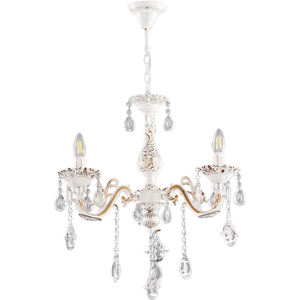 Люстра СЕМЬ ОГНЕЙ Эветта - элегантное освещение с хрустальными подвесками 85242585 STLM-0060363 - Вид №1