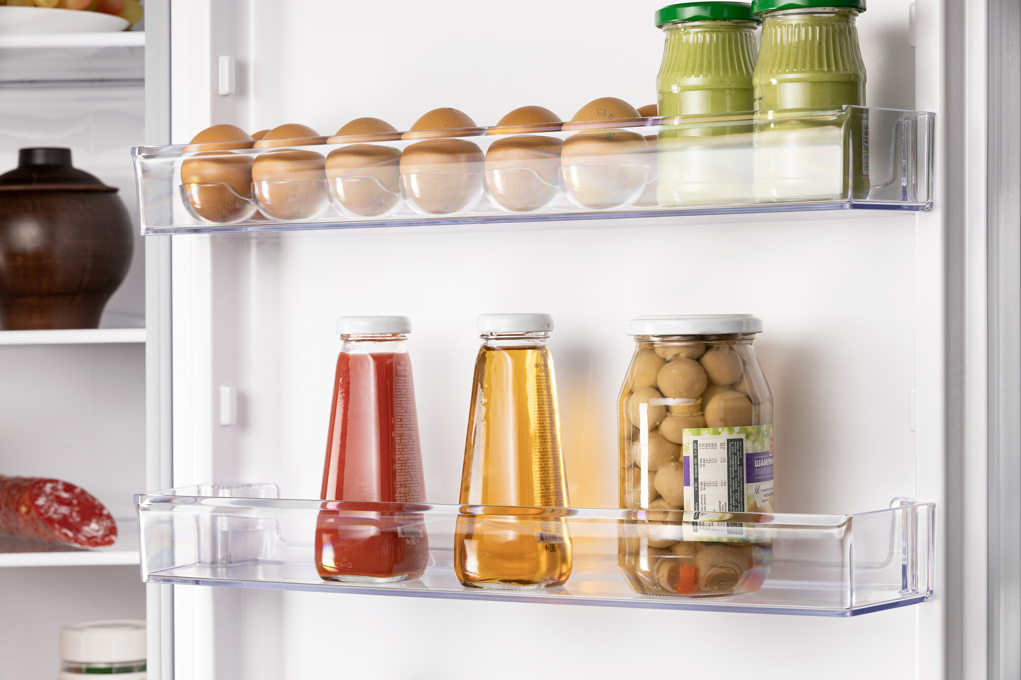 9953415 Холодильник с морозильником   Nordfrost NRB 122 E бежевый STDN-0006474 - Вид №2