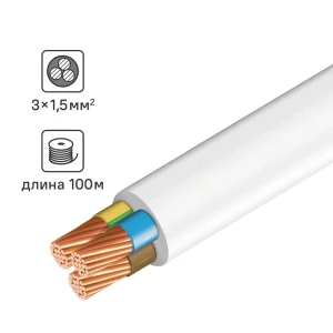 Провод ПВС 3x1.5 100 м 86577693 STLM-2202071