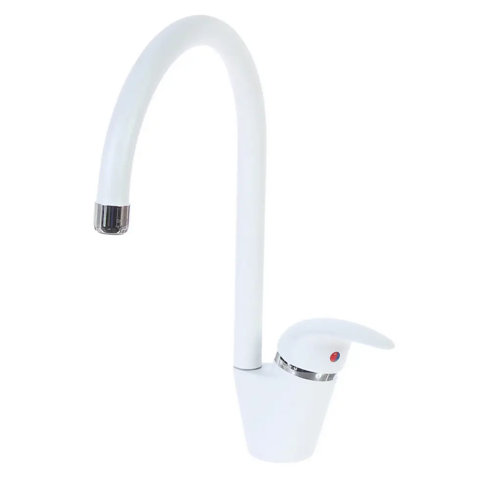 Смеситель для кухни Paini Sicily 31.5 см цвет белый гранит STLM-2093331 - Вид №1