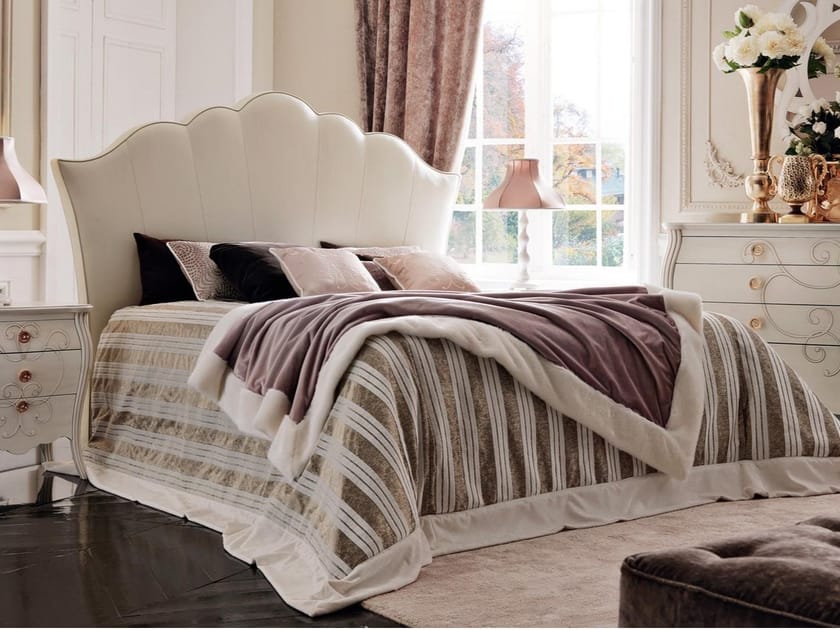 Двуспальная кровать из ткани с мягким изголовьем GUERRA VANNI мечта ARCH-00090701