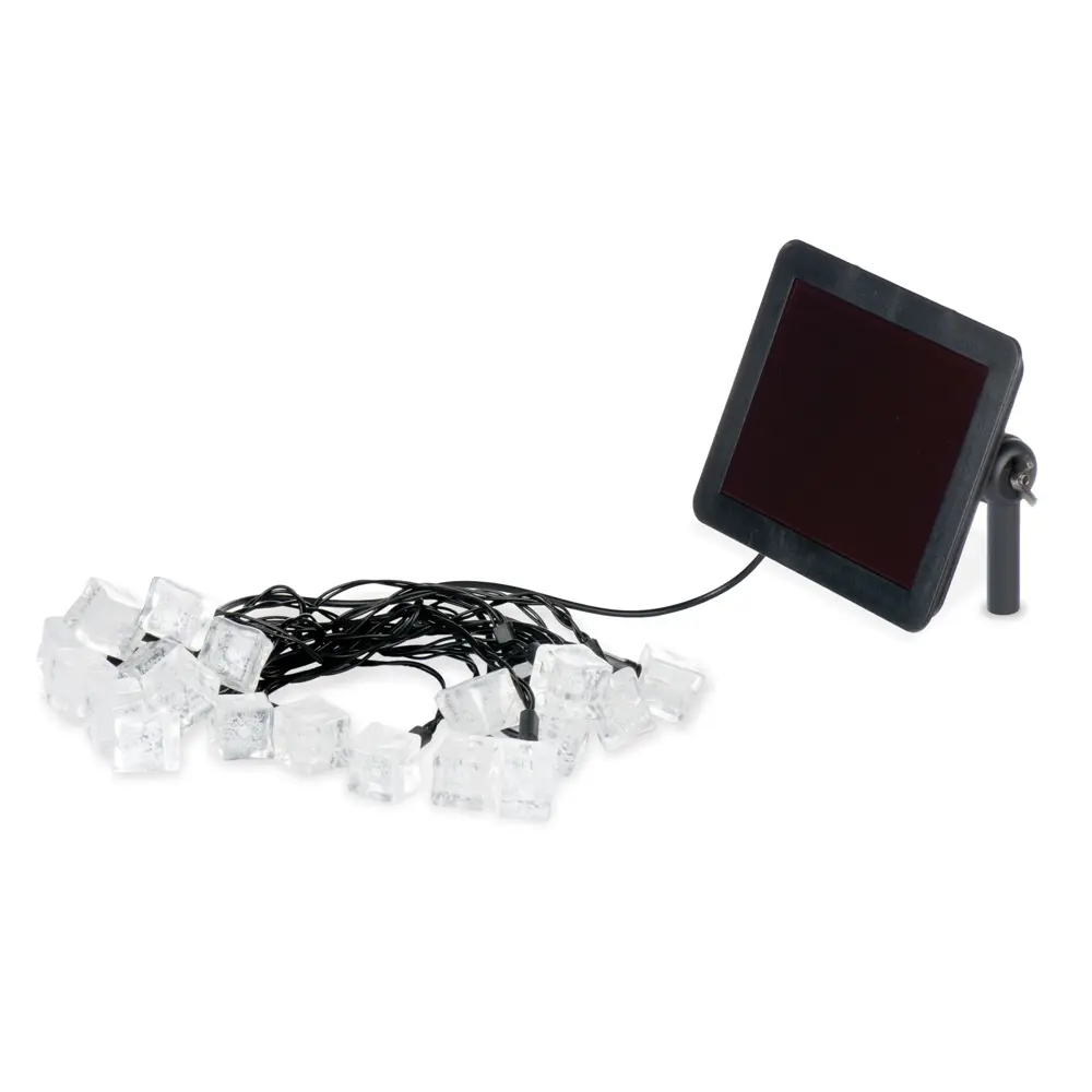 Светильник на солнечных батареях Cubes, 20 LED, 420 см, пластик Santreyd STLM-2028595