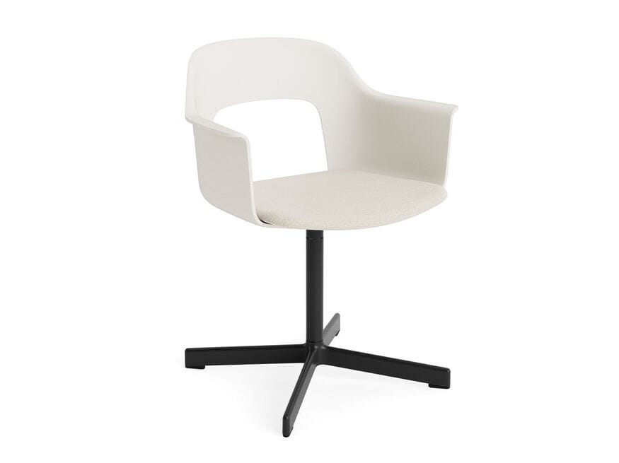 Вращающееся кресло с мягким сиденьем с подлокотниками Hay макет ARCH-00143548 - Вид №28