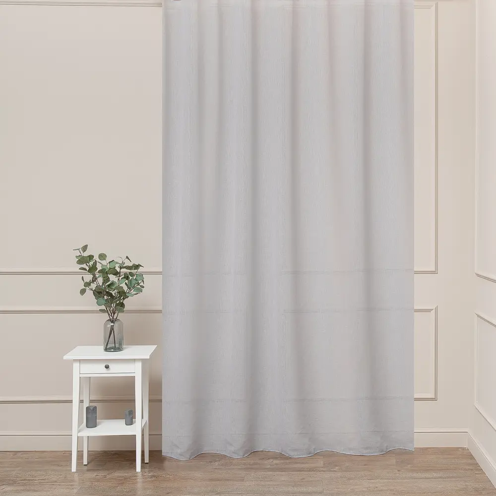 Тюль 1 м/п Фентези лен 280 см цвет серый TEX REPUBLIC STLM-2173777 - Вид №4