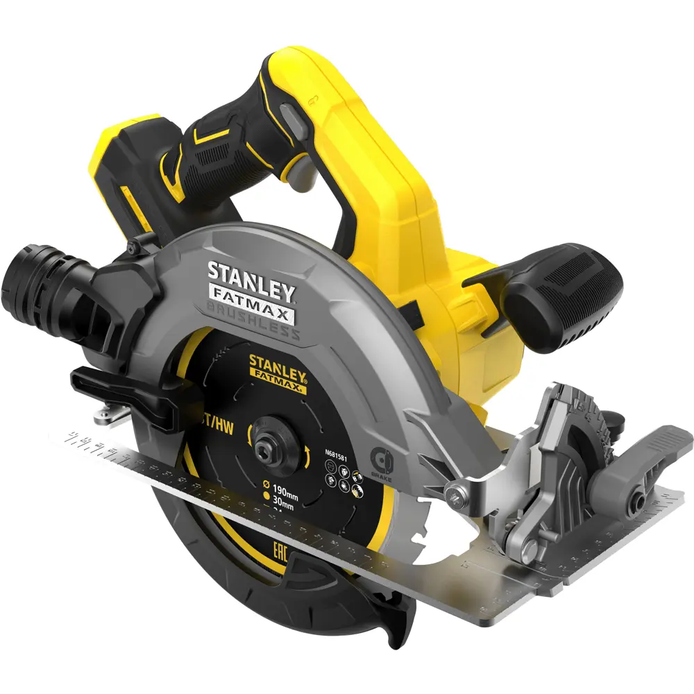 Циркулярная пила аккумуляторная Stanley Fatmax SFMCS550B-XJ, 18 В, 190 мм, без АКБ и ЗУ STLM-2064637