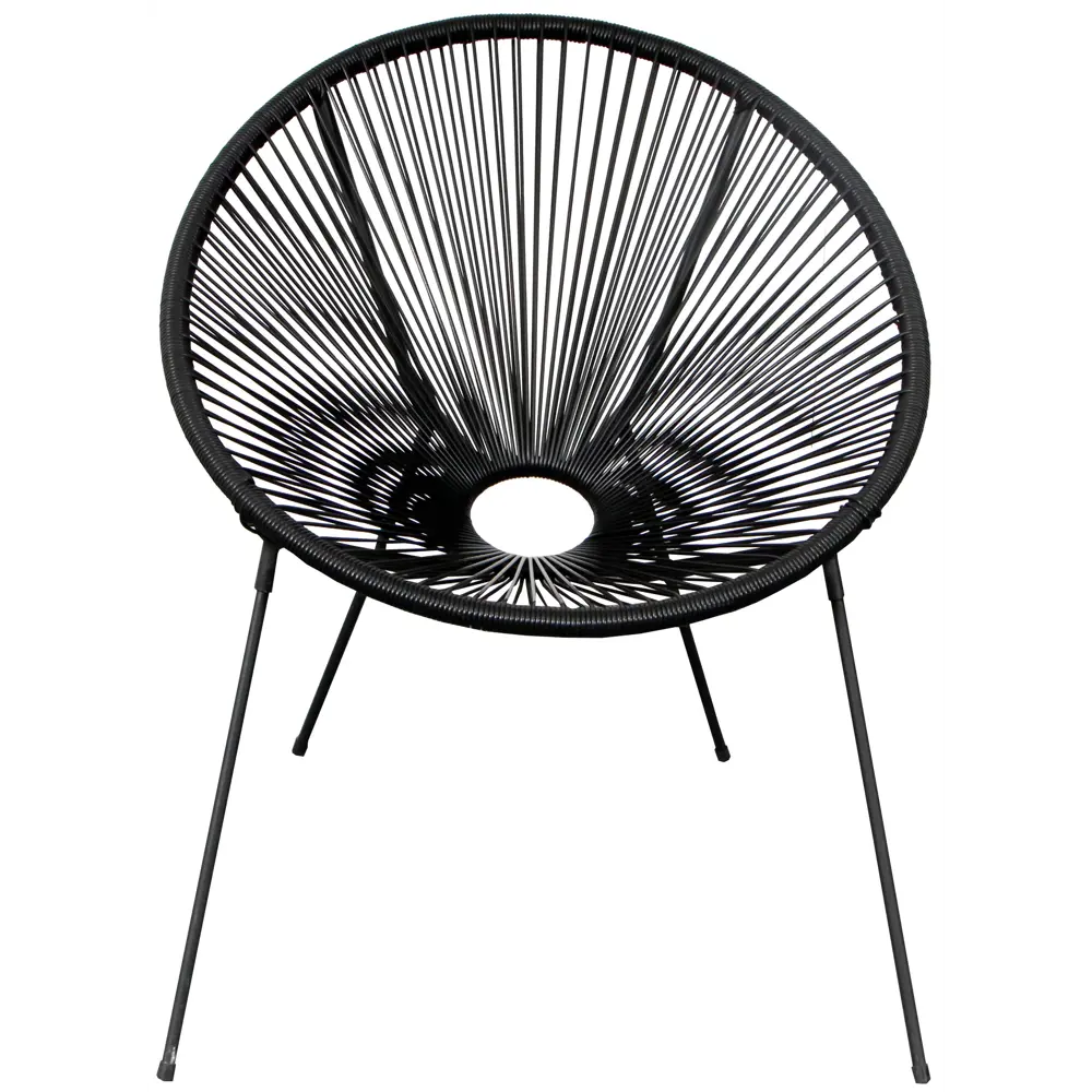 Стул садовый Acapulco 69x78/5x71x5 см, сталь, цвет чёрный 80019464 STLM-2091721 Santreyd  - Вид №2