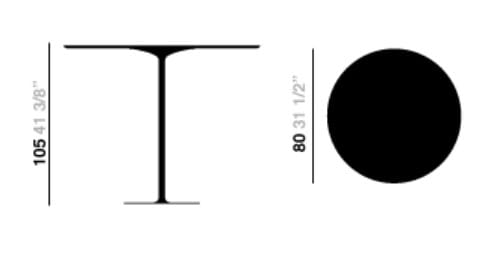 Высокий круглый стол Arper Dizzie ARCH-00029227 - Вид №2