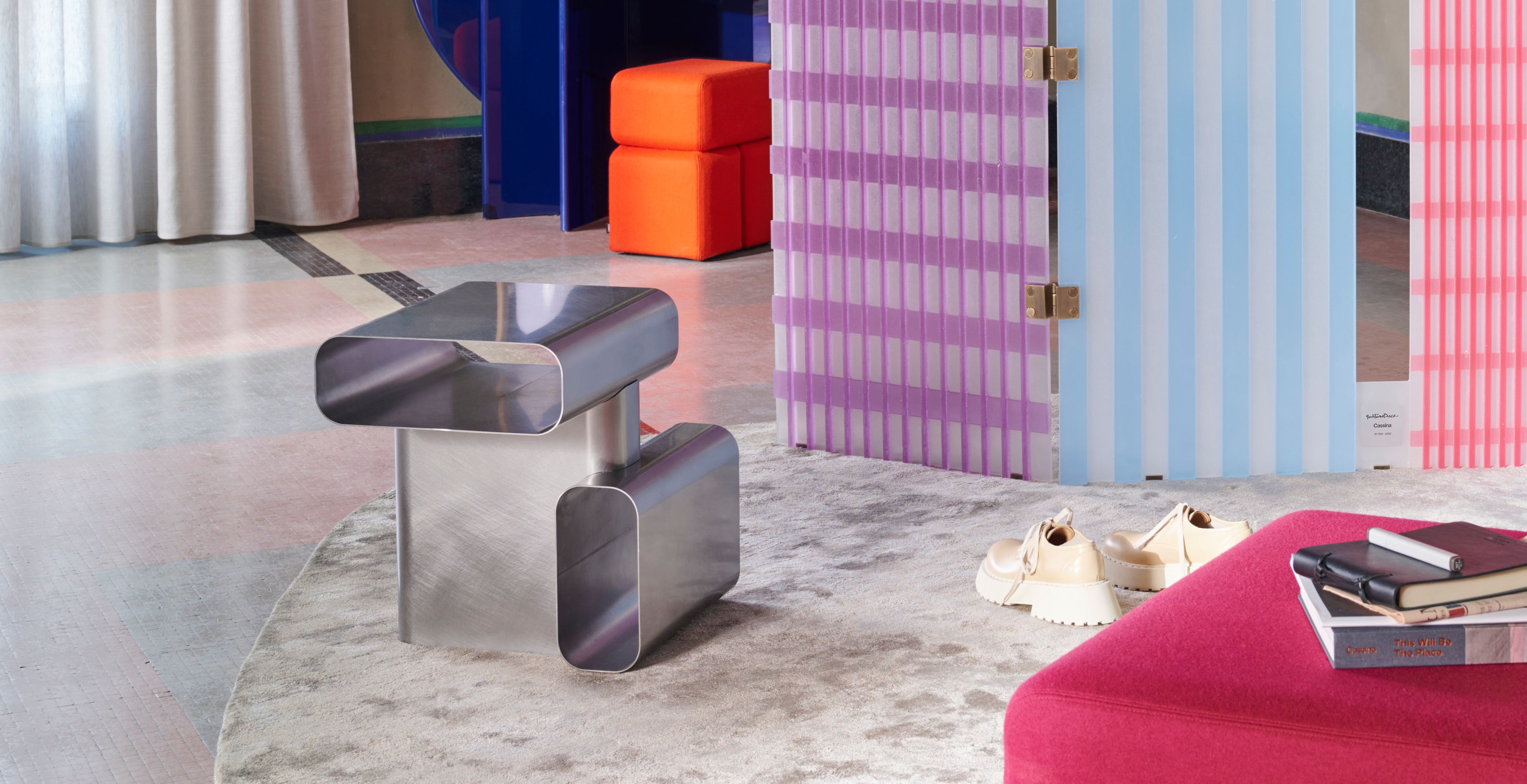 Журнальный столик из нержавеющей стали CASSINA Soft Corners ARCH-00129132 - Вид №5