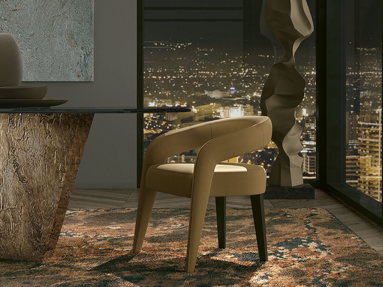 Мягкий стул RIVATELIER PHOENIX ARCH-00006161 - Вид №1