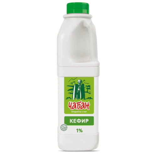Кефир 1% Чабан 930 г БЗМЖ Santreyd 20749 - Вид №1
