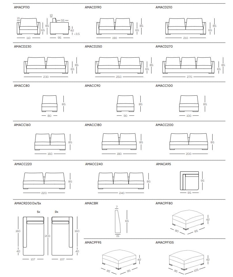 3-местный съемный тканевый диван GRUPPO FOX день Фокса ARCH-00073093 - Вид №3