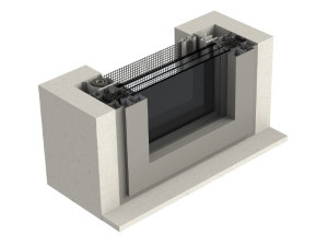 Боковая встраиваемая москитная сетка