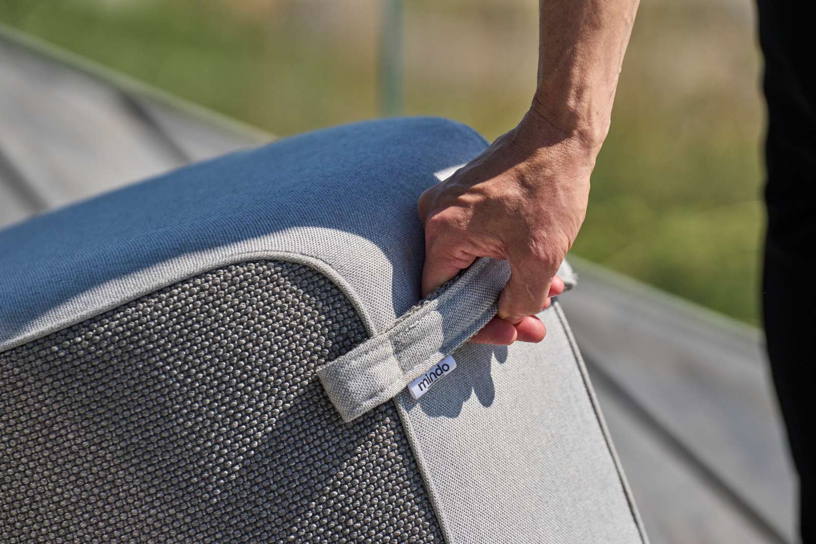 Круглый пуф в Sunbrella® Mindo Mindo 108 ARCH-00076969 - Вид №5