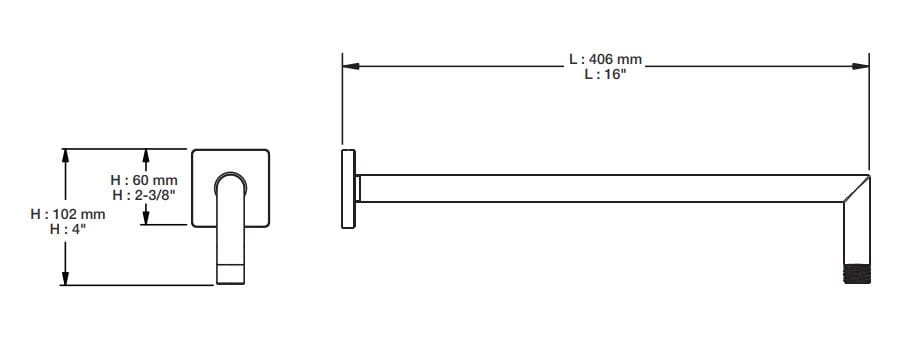 Термостатический набор для душа с душем BARIL Rec B05 ARCH-00055944 - Вид №4