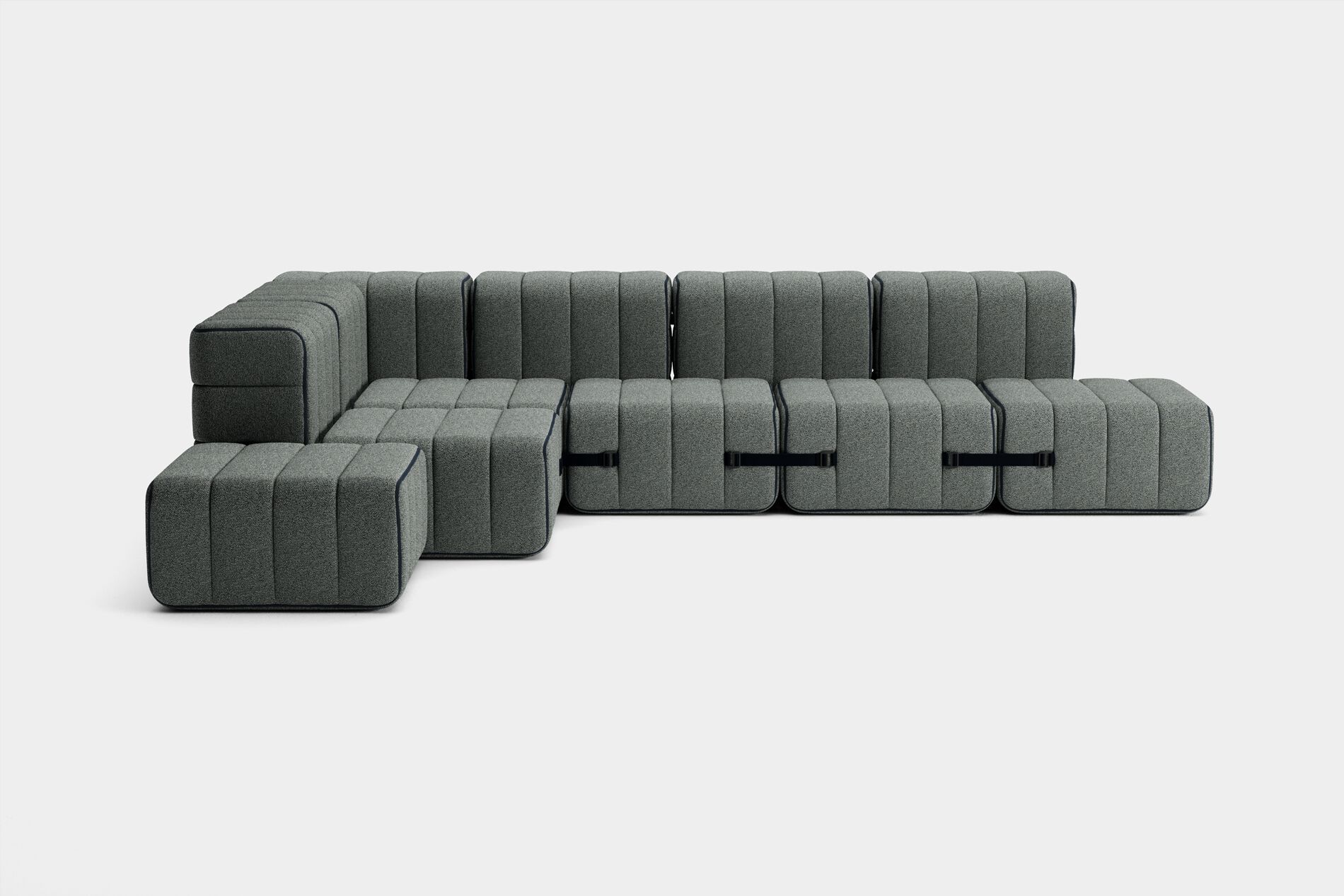 Модульный угловой диван из ткани AMBIVALENZ Curt ARCH-00083106 - Вид №35