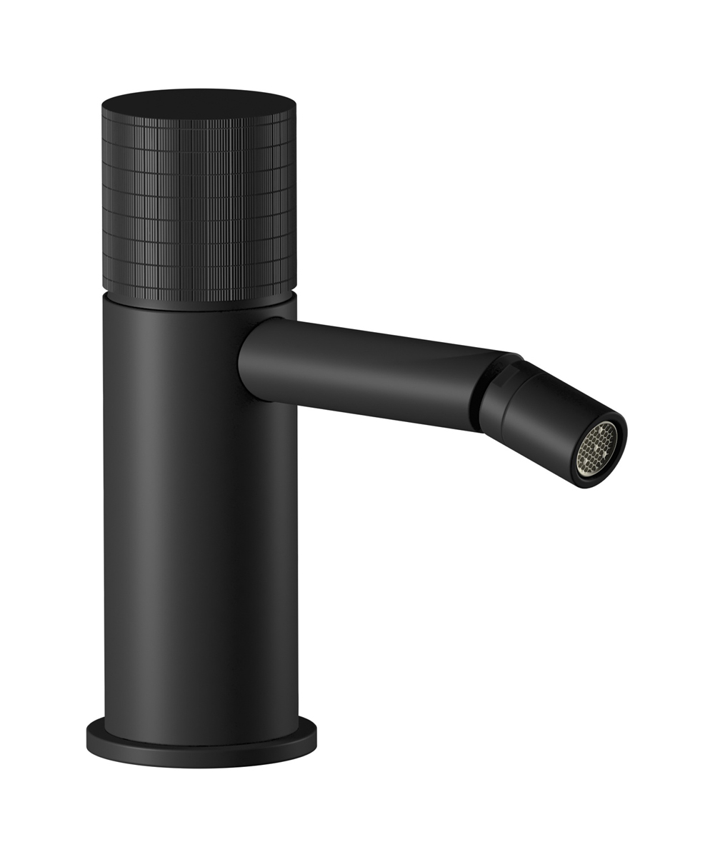 Смеситель для биде на 1 отверстие в комплекте с донным клапаном. WE ARE IB ga220np Matt Black Gatsby