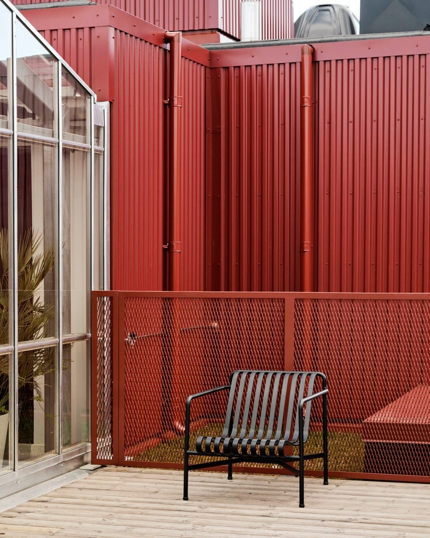 Стальное садовое кресло с подлокотниками Hay Палисад ARCH-00128999 - Вид №36