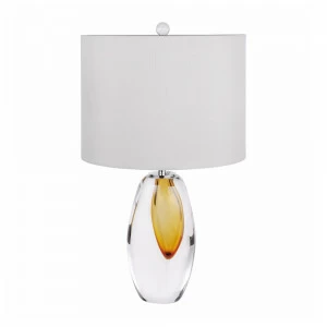 Настольная лампа 57х36 см белая Crystal BRTL3023 DELIGHT COLLECTION  00-3882445 Белый;желтый;прозрачный