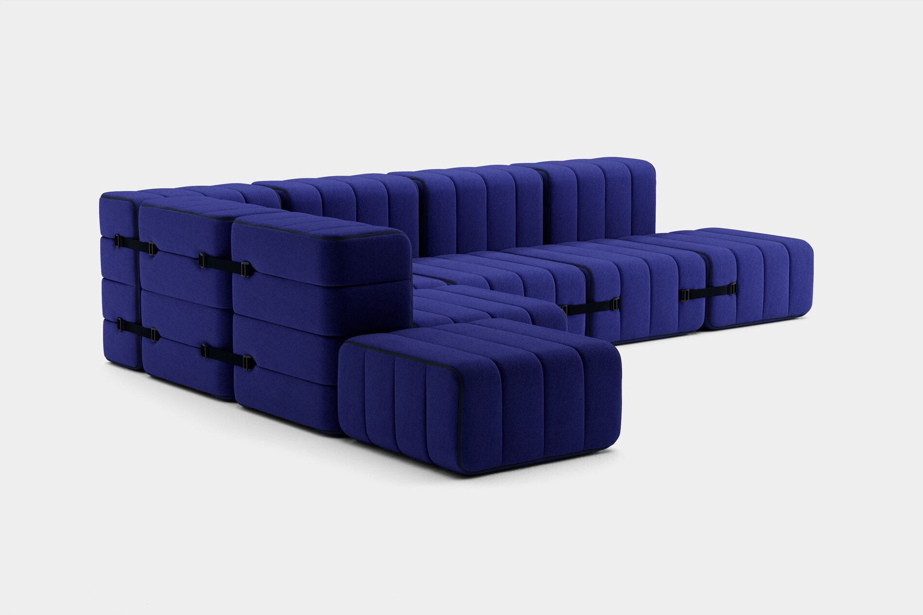 Модульный угловой диван из ткани AMBIVALENZ Curt ARCH-00083106 - Вид №45