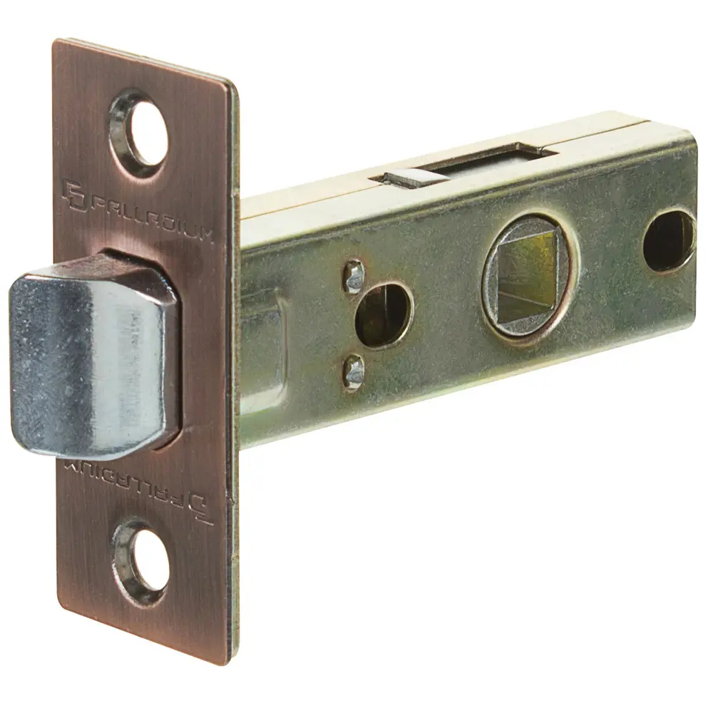 Защёлка межкомнатная Palladium 100, 66x57x25 мм, сталь/ЦАМ, цвет старая медь STLM-2210652