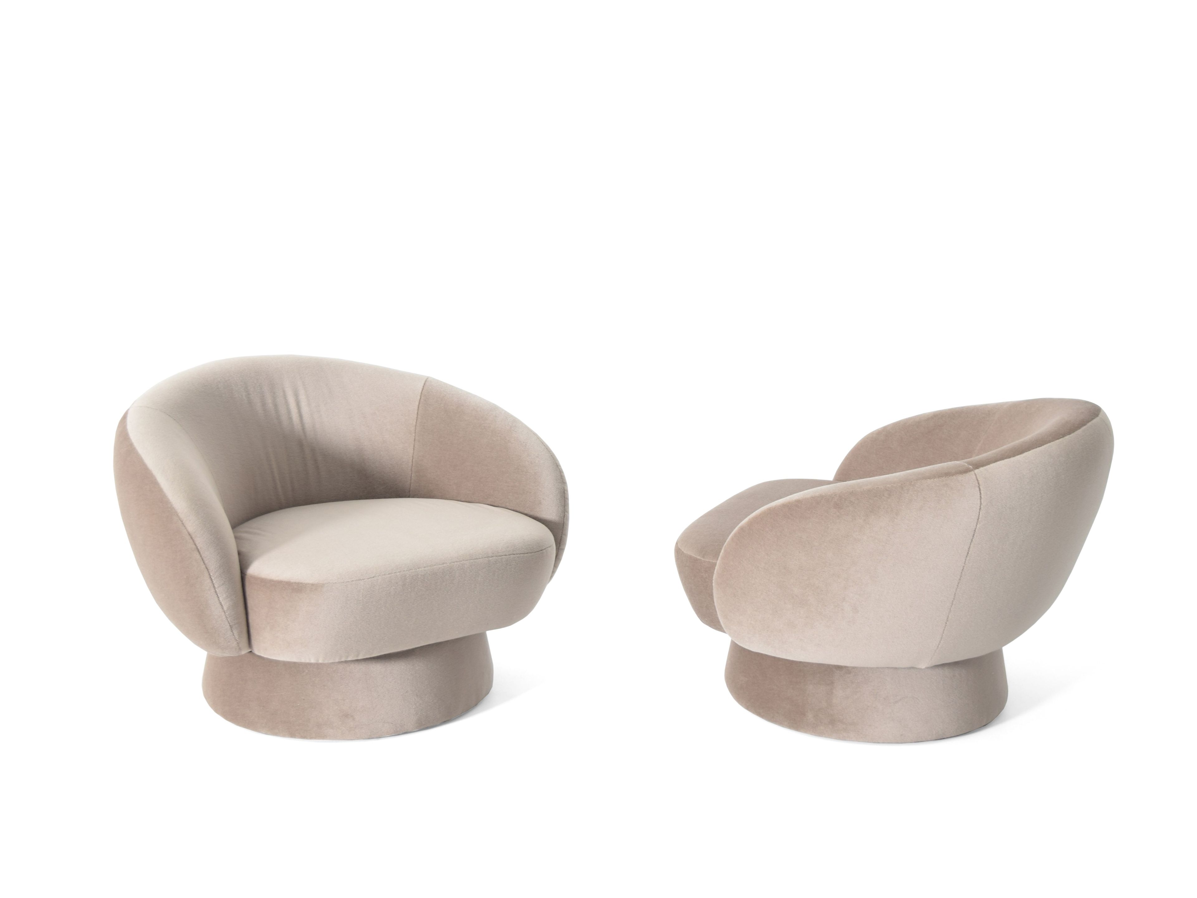 Тканевое вращающееся кресло с подлокотниками ABLE ALANA ARCH-00047576 - Вид №2