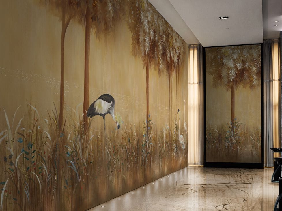 Обои с цветочными мотивами Jannelli&Volpi MAGIC FOREST ARCH-00132653