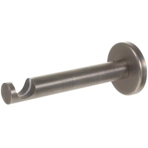 Держатель однорядный с пластиковой вставкой 13 см цвет титан