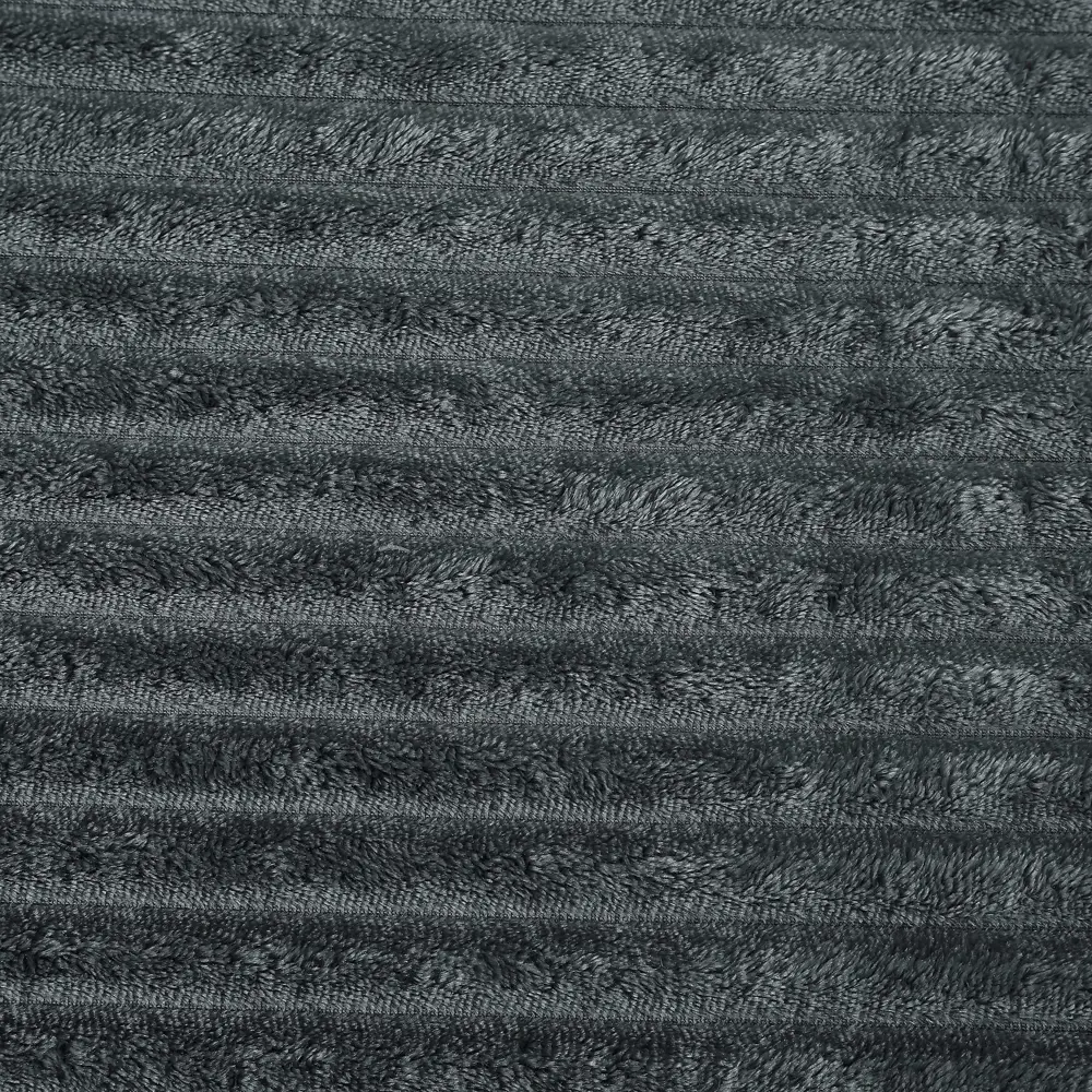 Плед Elanga 150х200 см велсофт цвет графит СТОЛИЦА ТЕКСТИЛЯ STLM-2020136 - Вид №1