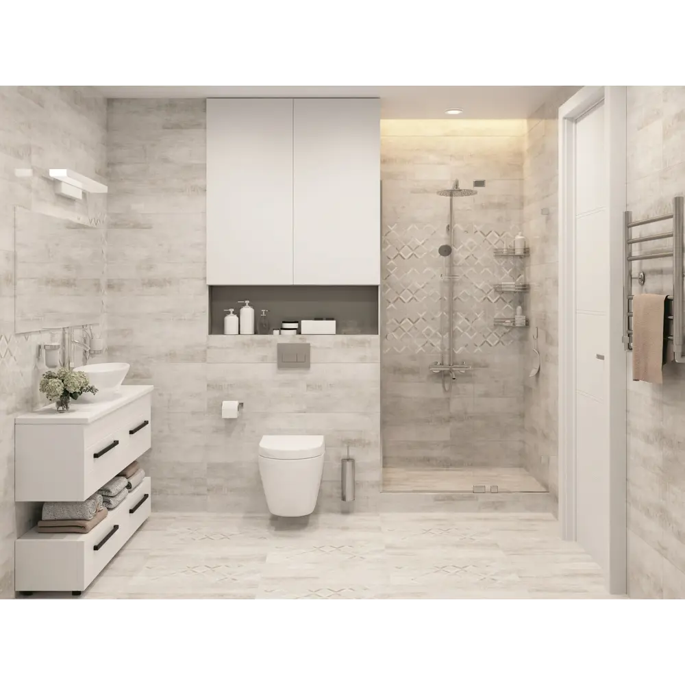 Керамогранит «Сноувинд Декор» 30x60 см цвет серый LB CERAMICS STLM-2123419 - Вид №3