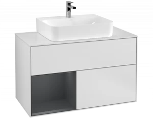 Villeroy&Boch Тумба под раковину Прямоугольная версия F111HGMT Finion White Matt Lacquer