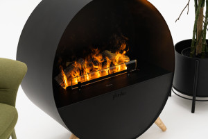 Паровой отдельно стоящий камин