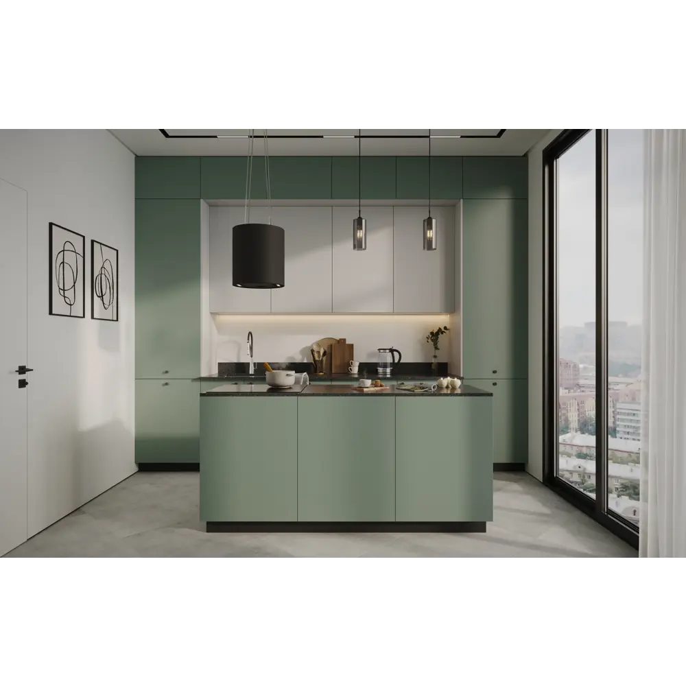 Фасад кухонного шкафа София 4x76.5 см KONSENSA ЛДСП цвет белый STLM-2057618 - Вид №4