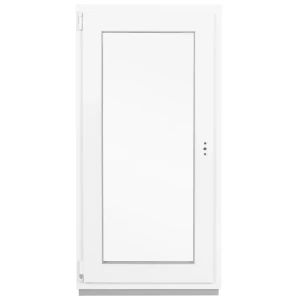 Окно ПВХ одностворчатое, 120x60 см, поворотно-откидное левое