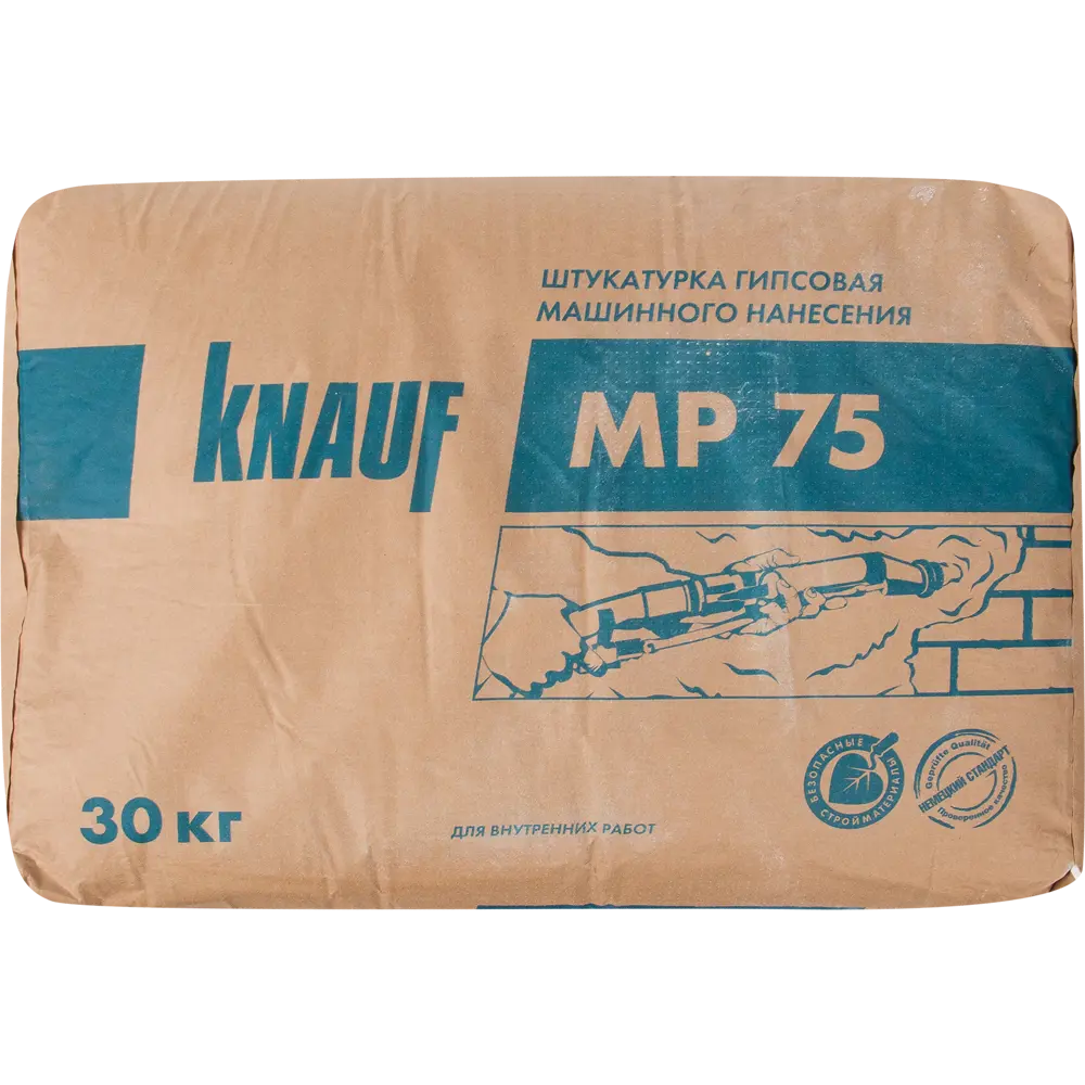 Штукатурка гипсовая механизированная Knauf МП 75 30 кг MP 75 STLM-2071468