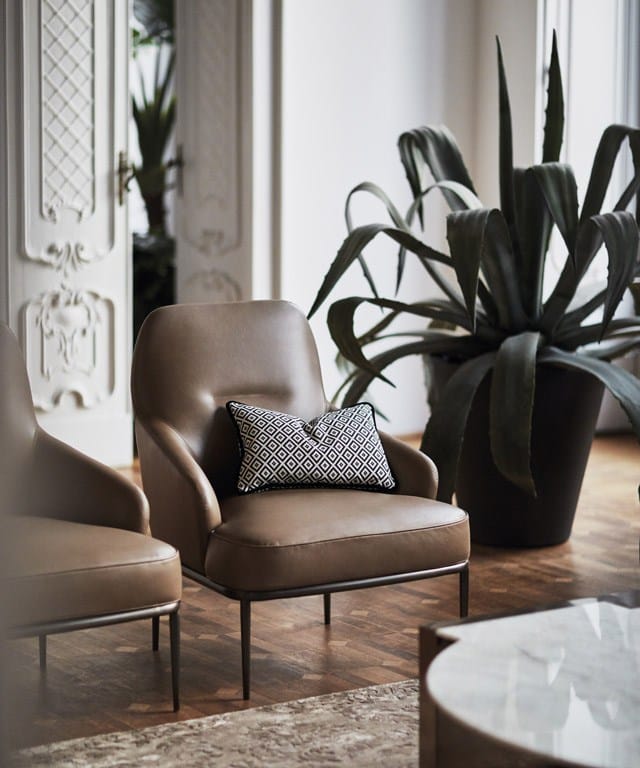 Кожаное кресло с подлокотниками OAK Милан ARCH-00045562 - Вид №3