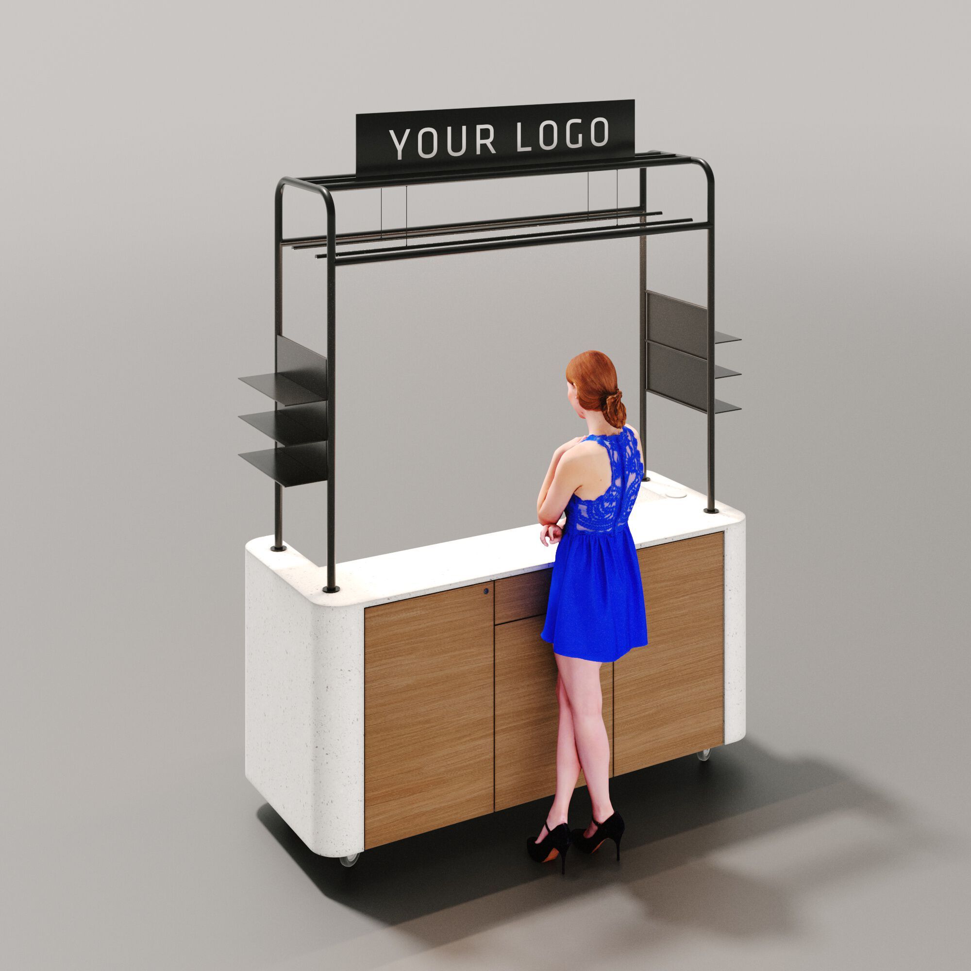 Мобильные киоски для торговых центров AMOSDESIGN SIMPLE ARCH-00146740 - Вид №5