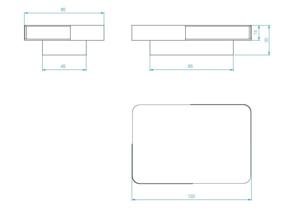 Прямоугольный журнальный столик из дерева и стекла в стиле 70-х годов для гостиной RED EDITION LOUNGE ARCH-00042019 - Вид №14
