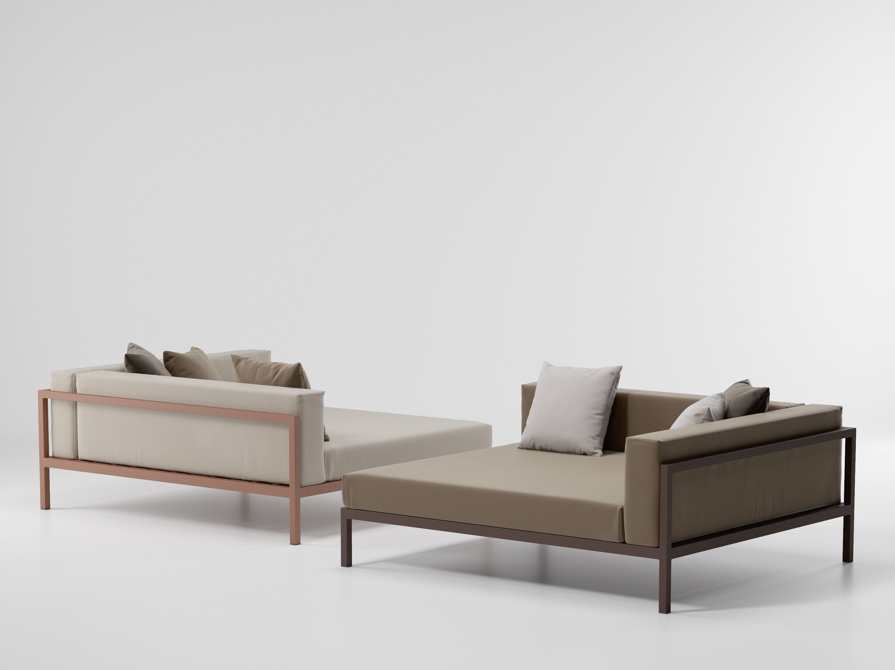 Ткань сад кровать Kettal пейзаж ARCH-00106407