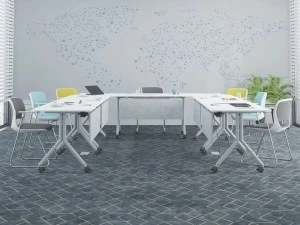 Ersa Модульный стол для конференций из ламината с системой управления кабелями Gavina