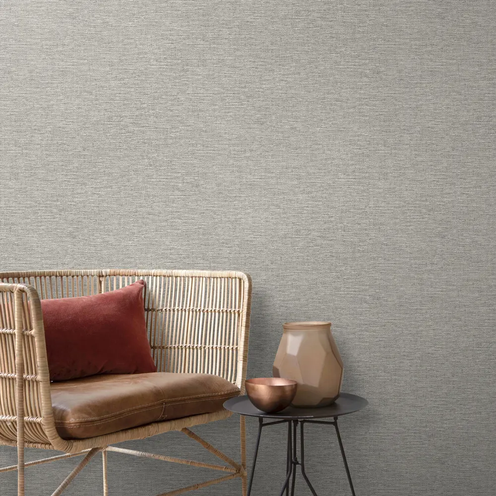 Обои флизелиновые Wall Up Holiday ротанг коричневые 1.06 м 647679 STLM-2004030 - Вид №3