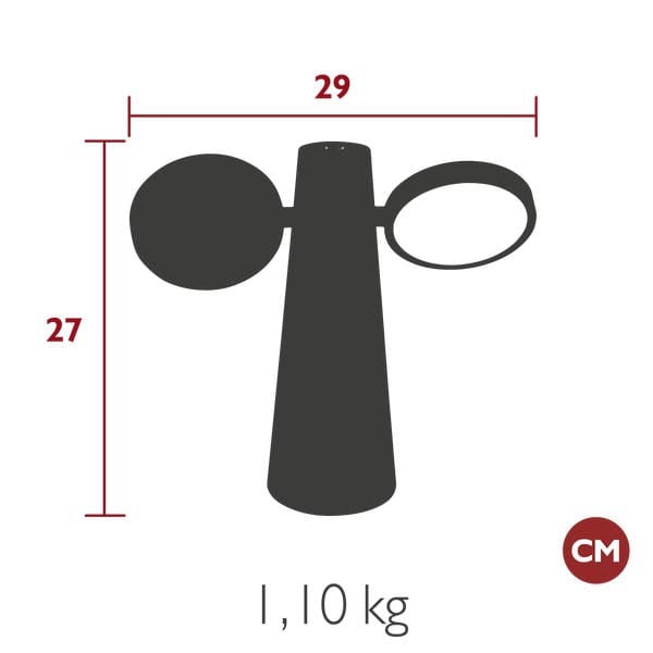 Регулируемая светодиодная настольная лампа с батарейным питанием Fermob OTO ARCH-00074062 - Вид №4