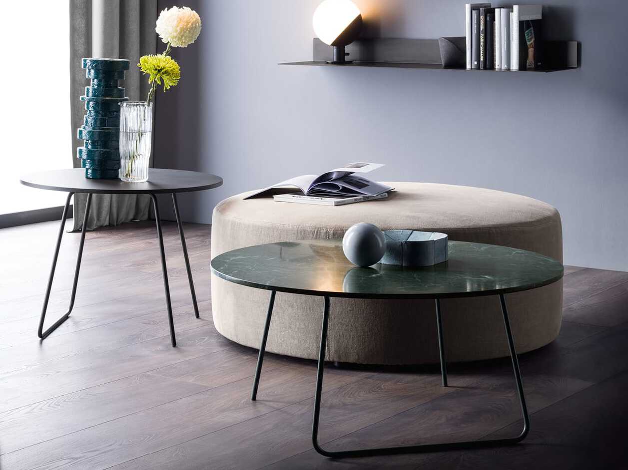 Круглый пуф из ткани Novamobili LOG ARCH-00086385 - Вид №4