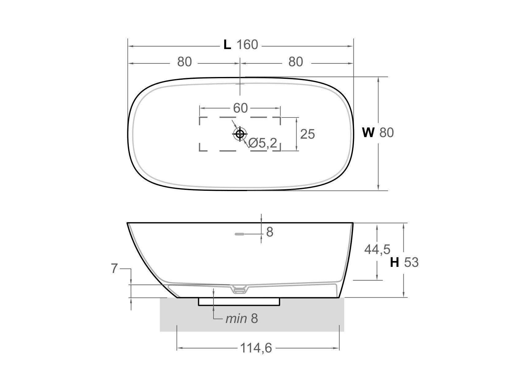 Ванна центр комнаты Inbani ARCH-00114695 - Вид №5